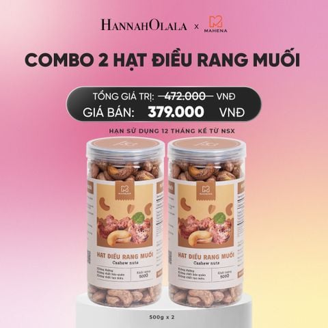  DEAL 5: COMBO 2 HẠT ĐIỀU RANG MUỐI 500G_A1162 