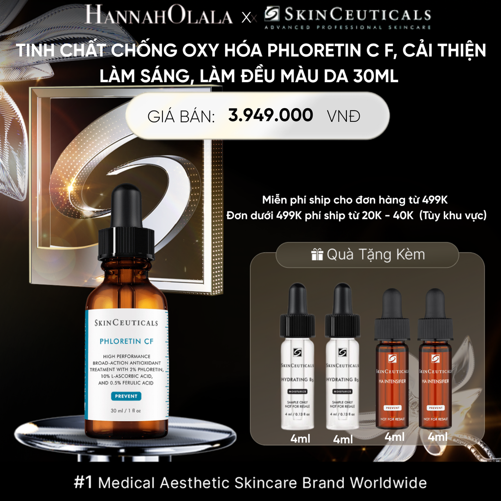  DEAL 5 TINH CHẤT CHỐNG OXY HÓA PHLORETIN C F GIÚP BẢO VỆ LÀN DA, CẢI THIỆN LÀM SÁNG, LÀM ĐỀU MÀU DA 30ML 