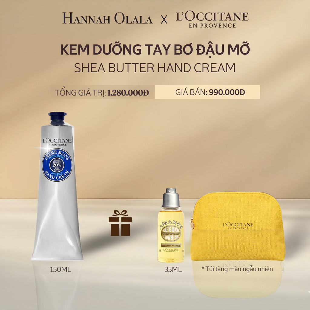  A5_DEAL 5: KEM DƯỠNG DA TAY BƠ ĐẬU MỠ L'OCCITANE 150ML 