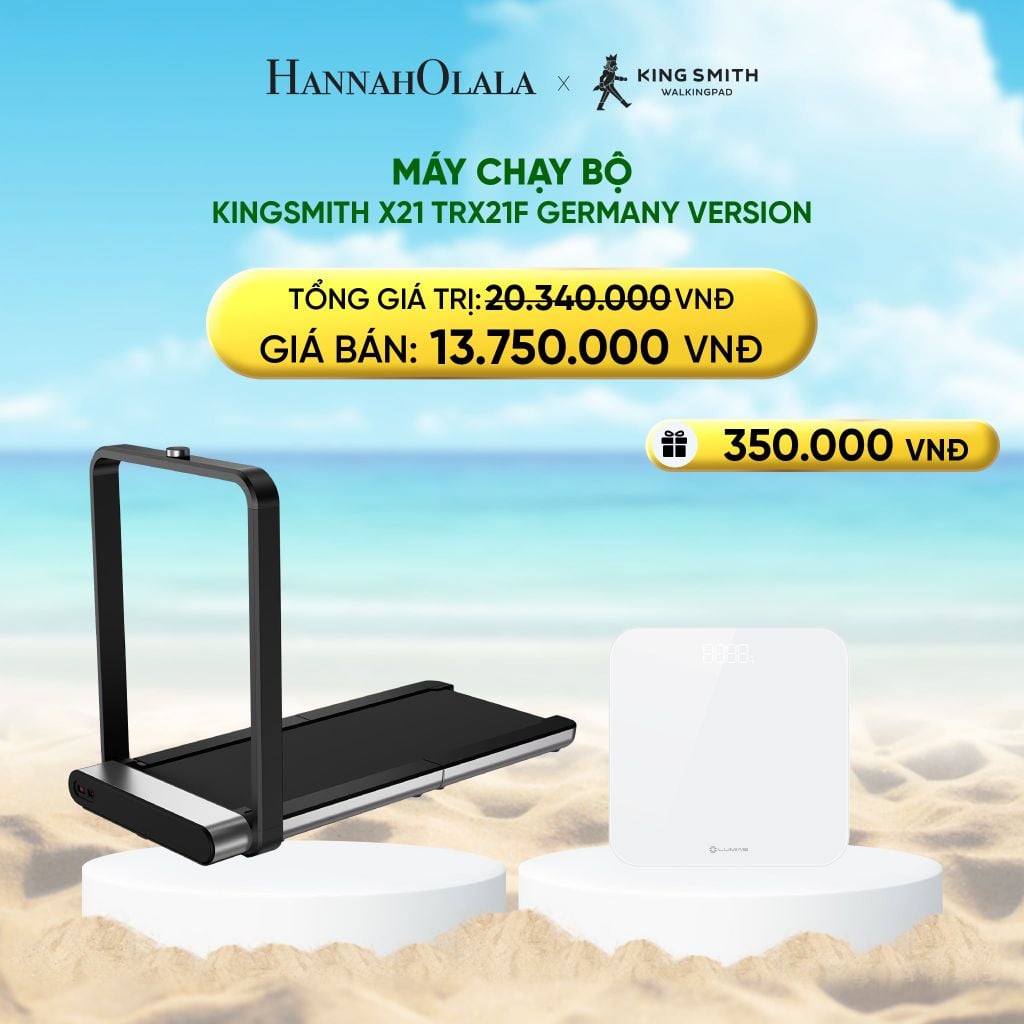  DEAL 6: MÁY CHẠY BỘ KINGSMITH X21 TRX21F GERMANY VERSION 