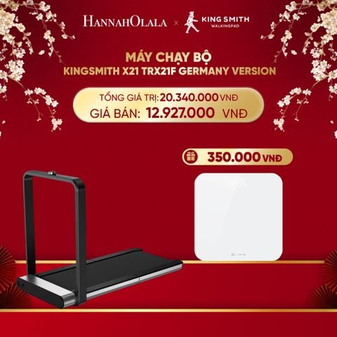  A128_DEAL 6: MÁY CHẠY BỘ KINGSMITH X21 TRX21F GERMANY VERSION 