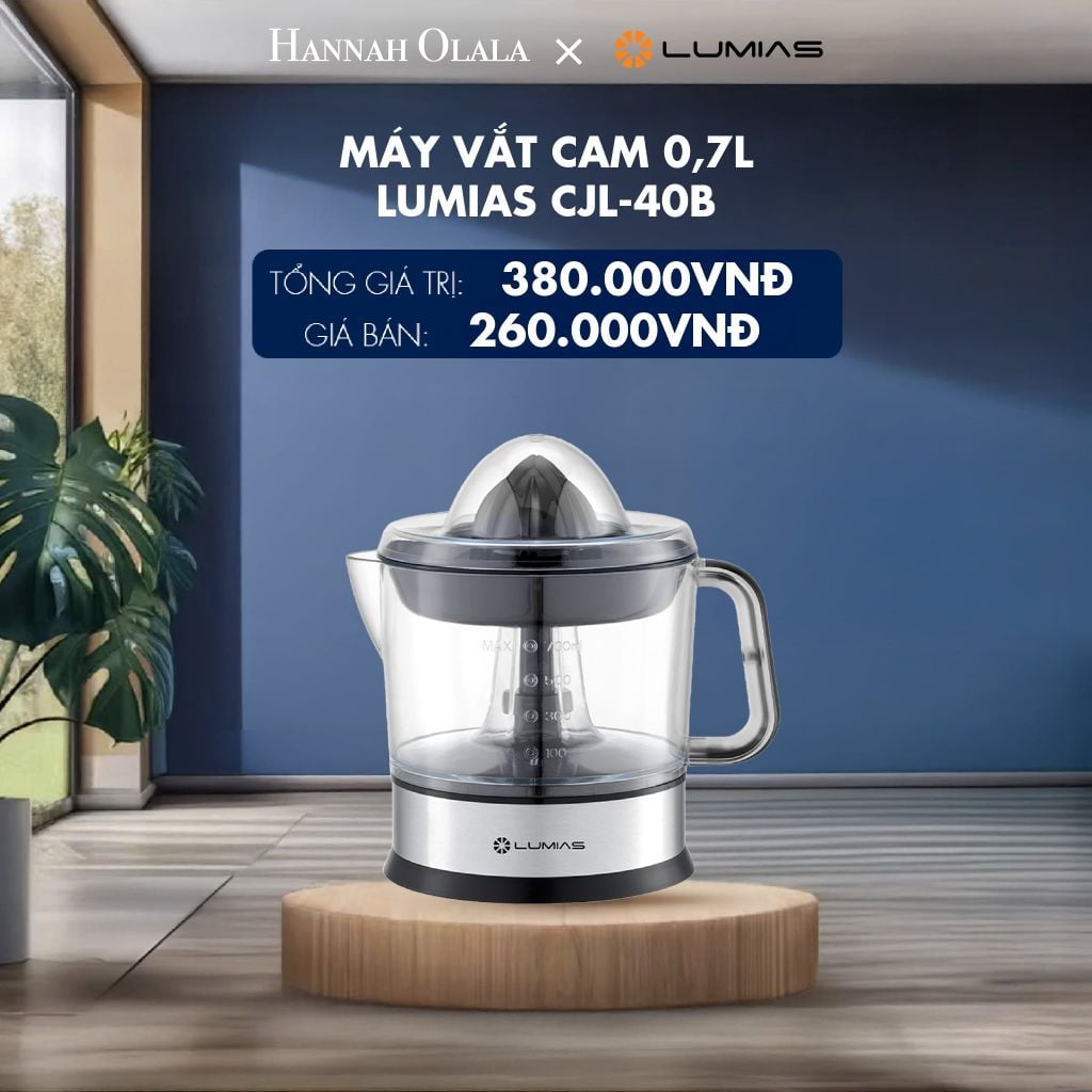  MÁY VẮT CAM 0,7L LUMIAS CJL-40B - DEAL 6 
