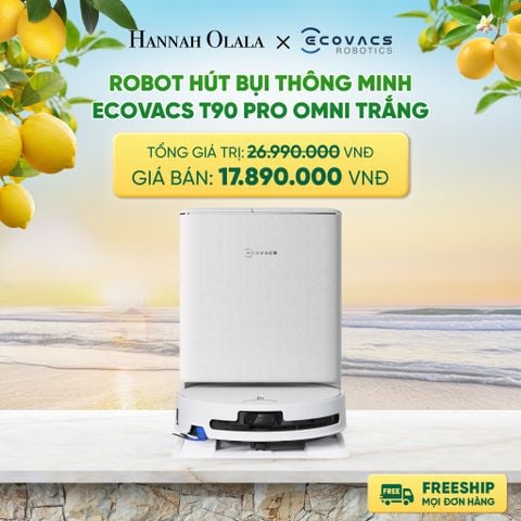  ROBOT HÚT BỤI THÔNG MINH ECOVACS T90 PRO OMNI TRẮNG DEAL 6: 