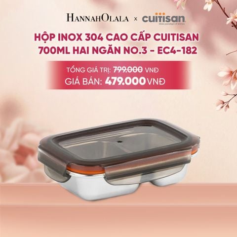  HỘP INOX 304 CAO CẤP CUITISAN - DEAL 6 