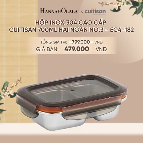  HỘP INOX 304 CAO CẤP CUITISAN ĐƯỢC TRONG LÒ VI SÓNG - DEAL 6 - A1968 