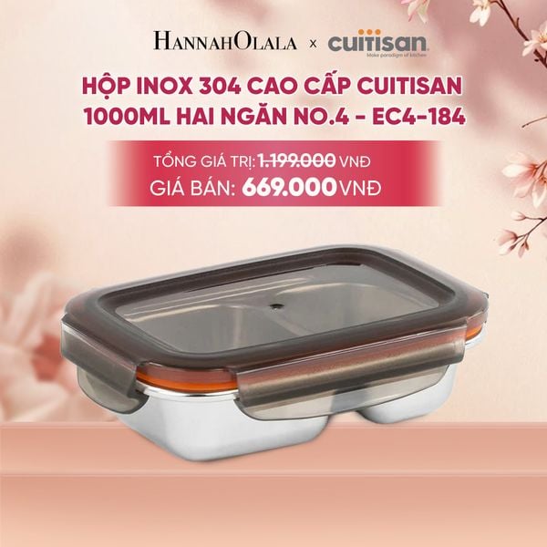  HỘP INOX 304 CAO CẤP CUITISAN - DEAL 6 