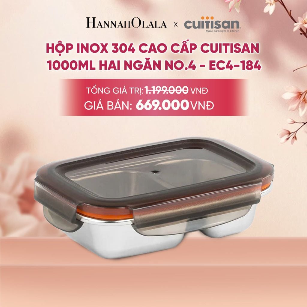  HỘP INOX 304 CAO CẤP CUITISAN - DEAL 6 - A1870 