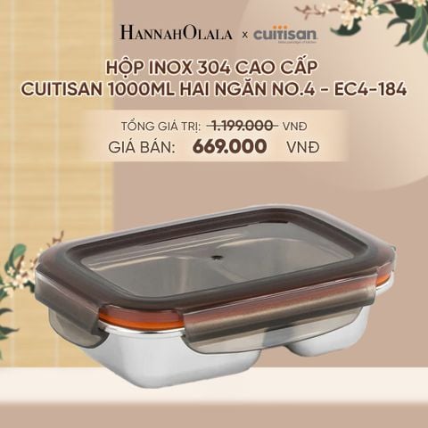  HỘP INOX 304 CAO CẤP CUITISAN ĐƯỢC TRONG LÒ VI SÓNG - DEAL 6 - A1968 
