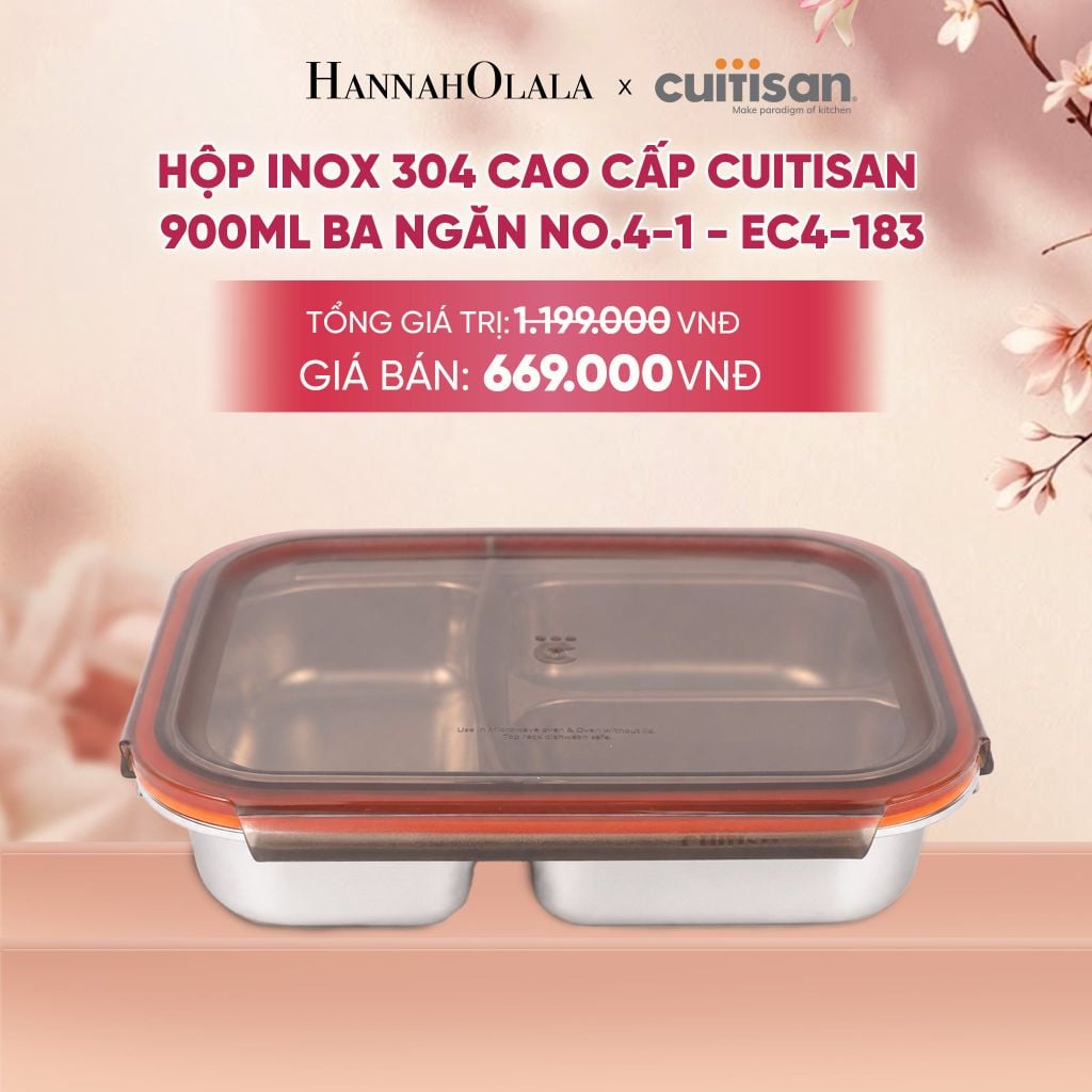  HỘP INOX 304 CAO CẤP CUITISAN - DEAL 6 - A1870 