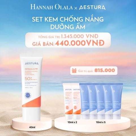  C283_DEAL 6: SET KEM CHỐNG NẮNG DƯỠNG ẨM MINERAL 