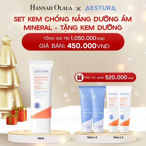  DEAL 6: SET KEM CHỐNG NẮNG DƯỠNG ẨM MINERAL 