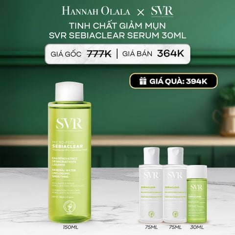  A100_DEAL 06: NƯỚC CÂN BẰNG CHO DA DẦU MỤN SVR MICRO-PEEL 150ML 