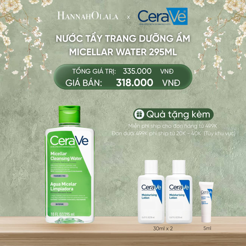  DEAL 6 NƯỚC TẨY TRANG DƯỠNG ẨM MICELLAR WATER 295ML 