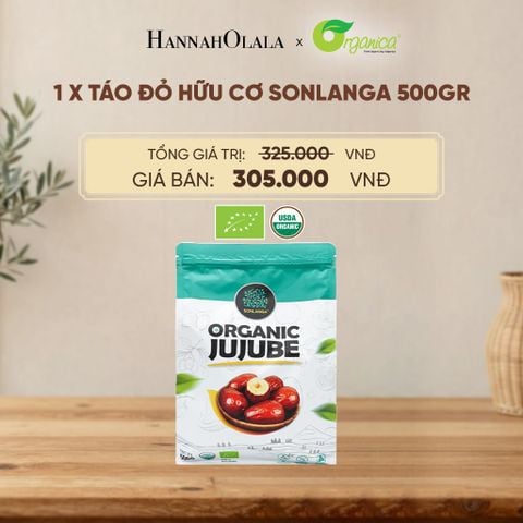  TÁO ĐỎ HỮU CƠ SONLANGA 500GR - D299 