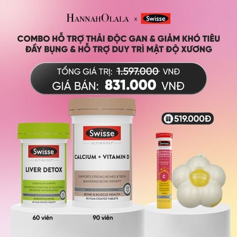  COMBO HỖ TRỢ THẢI ĐỘC GAN & GIẢM KHÓ TIÊU ĐẦY BỤNG 60V & HỖ TRỢ DUY TRÌ MẬT ĐỘ XƯƠNG 90V_A409 