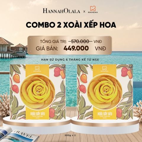  DEAL 6: COMBO 2 XOÀI XẾP HOA 500G_ D124 