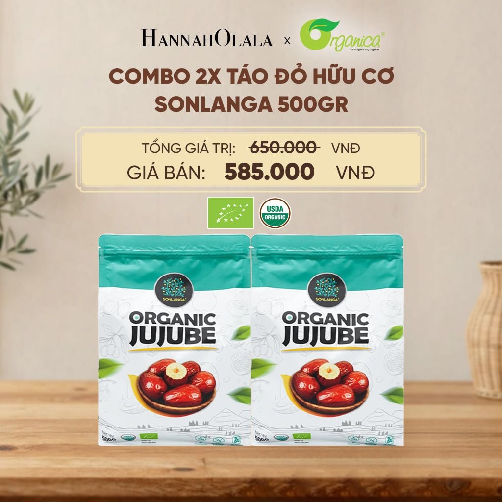  TÁO ĐỎ HỮU CƠ SONLANGA 500GR - D299 
