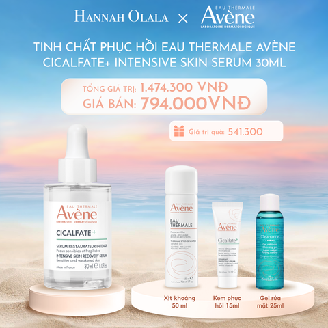 C844_DEAL 6: TINH CHẤT PHỤC HỒI EAU THERMALE AVÈNE CICALFATE+ INTENSIVE SKIN SERUM 30ML GIÚP LÀM DỊU VÀ PHỤC HỒI DA NHẠY CẢM KÍCH ỨNG 