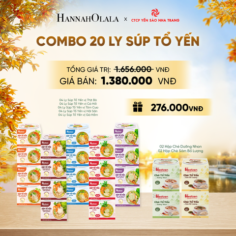  COMBO 20 LY SÚP TỔ YẾN - DEAL 6 - E1788 