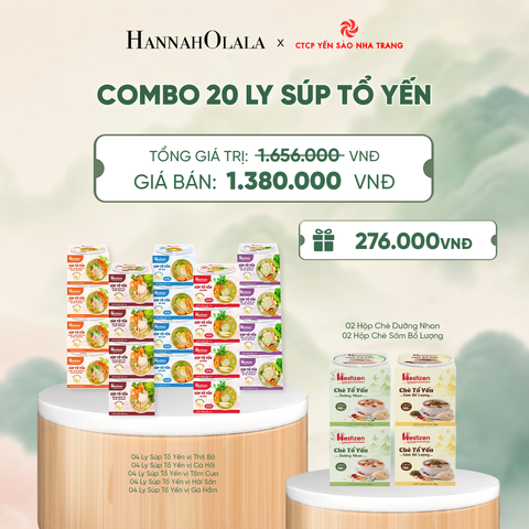  COMBO 20 LY SÚP TỔ YẾN - DEAL 6 - A2021 