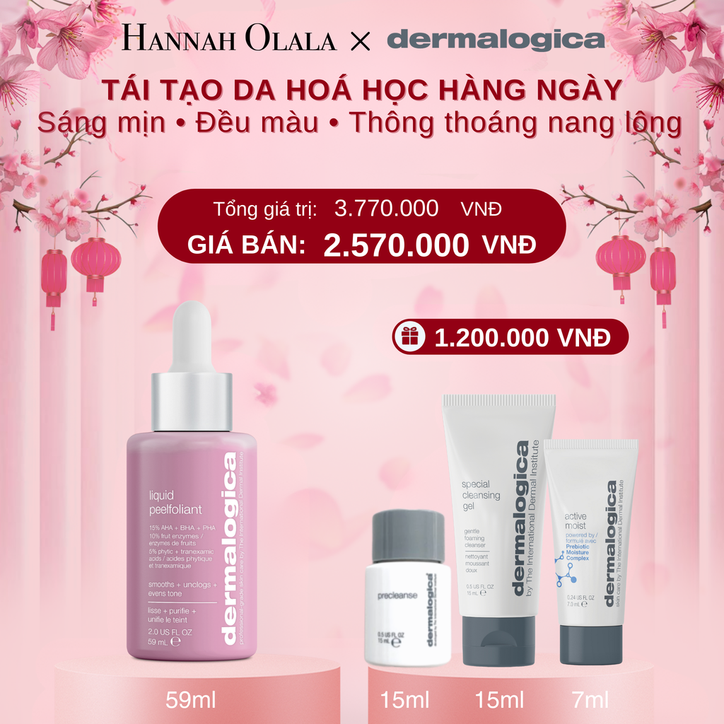  DEAL 6: PEEL CẢI THIỆN BỀ MẶT DA HÀNG NGÀY PHIÊN BẢN NÂNG CẤP LIQUID PEELFOLIANT 59ML 