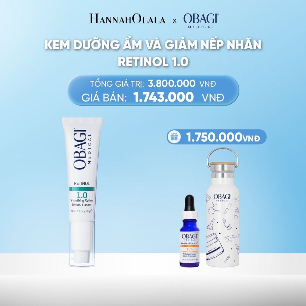  DEAL 6: KEM DƯỠNG ẨM VÀ GIẢM NẾP NHĂN RETINOL 1.0​ 28G 