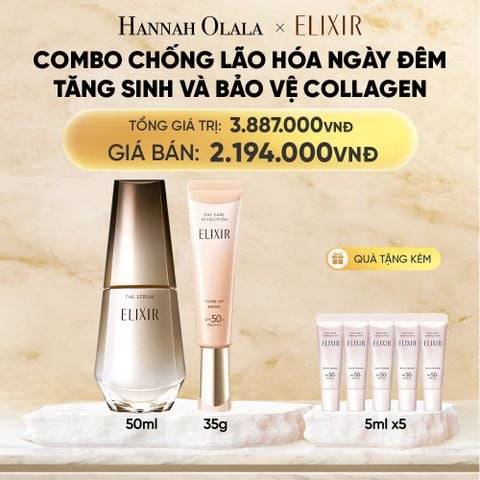  COMBO SERUM KÍCH HOẠT TRẺ HÓA LÀN DA EIS THE SERUM AA 50ML VÀ [ SẮC BEIGE MỚI ] SỮA CHỐNG NẮNG NÂNG TÔNG CHỐNG LÃO HÓA TRIỆT SẮC ĐỐM NÂU DAY CARE REVOLUTION TONE-UP PURE BEIGE 35G - DEAL 6 