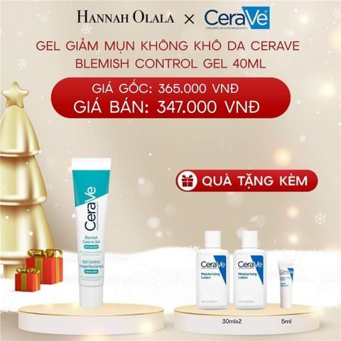  A955_DEAL 6 GEL GIÚP GIẢM MỤN KHÔNG KHÔ DA CẢI THIỆN MỜ THÂM, THU NHỎ LỖ CHÂN LÔNG CERAVE BLEMISH CONTROL GEL 40ML 