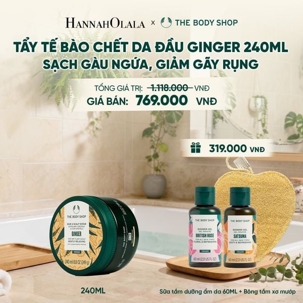  TẨY TẾ BÀO CHẾT DA ĐẦU ĐÁNH BAY GÀU NGỨA GINGER HAIR SCRUB 240ML - M06 