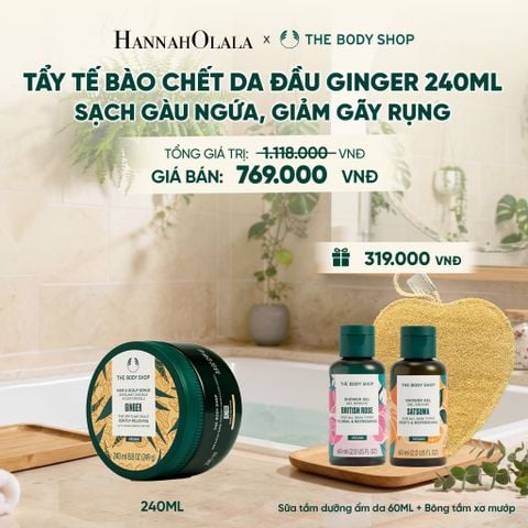  TẨY TẾ BÀO CHẾT DA ĐẦU ĐÁNH BAY GÀU NGỨA GINGER HAIR SCRUB 240ML - M06 