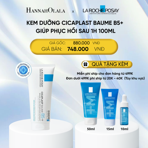  DEAL 6: KEM DƯỠNG CICAPLAST BAUME B5+ GIÚP PHỤC HỒI SAU 1H 100ML 