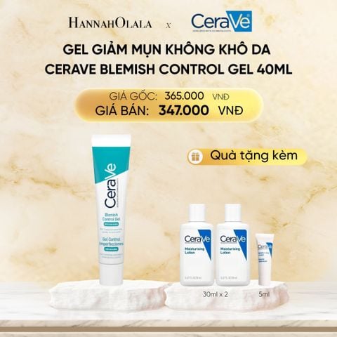  DEAL 6 GEL GIẢM MỤN KHÔNG KHÔ DA CERAVE BLEMISH CONTROL GEL 40ML 