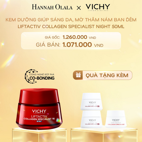  DEAL 6: KEM DƯỠNG GIÚP SÁNG DA, MỜ THÂM NÁM BAN ĐÊM LIFTACTIV COLLAGEN SPECIALIST NIGHT 50ML 