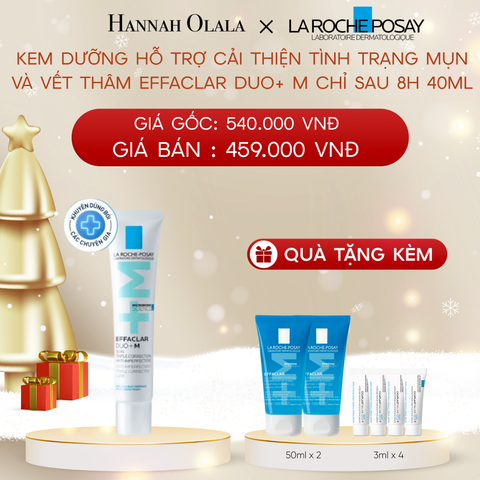 A962_DEAL 6: KEM DƯỠNG HỖ TRỢ CẢI THIỆN TÌNH TRẠNG MỤN VÀ VẾT THÂM EFFACLAR DUO+ M CHỈ SAU 8H 40ML 