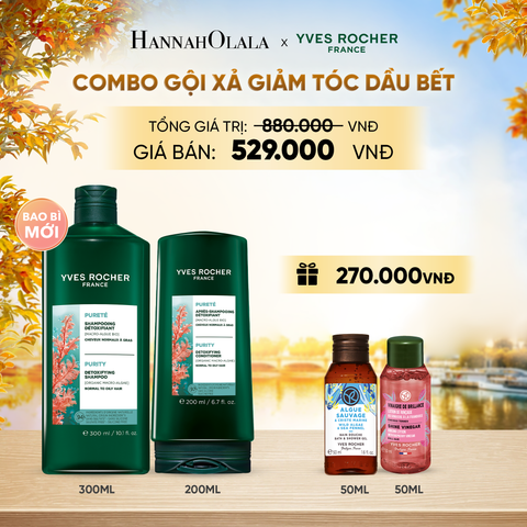  COMBO GỘI XẢ GIẢM TÓC DẦU BẾT TẶNG MINI SỮA TẮM + GIẤM XẢ TÓC BÓNG MƯỢT - E731 