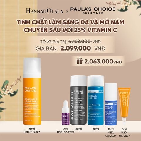  TINH CHẤT LÀM SÁNG DA VÀ MỜ NÁM CHUYÊN SÂU VỚI 25% VITAMIN C + GLUTATHIONE CLINICAL SERUM 30ML - HSD: 11/2027 - DEAL 6 - A1872 