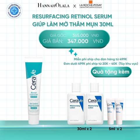  DEAL 6 GEL GIẢM MỤN KHÔNG KHÔ DA CERAVE BLEMISH CONTROL GEL 40ML 