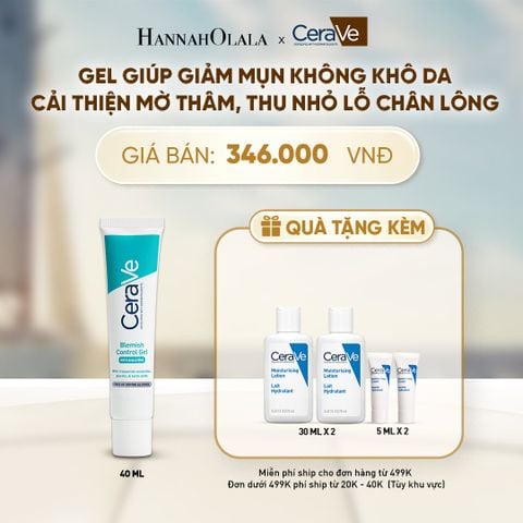  GEL GIẢM MỤN MỜ THÂM PHỤC HỒI LÀN DA CERAVE BLEMISH CONTROL GEL 40ML - A1871 
