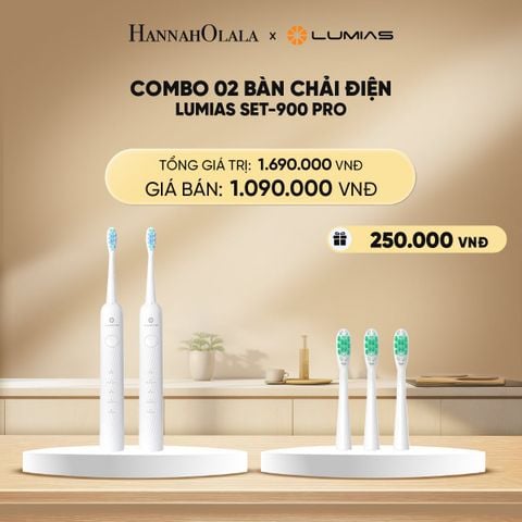  DEAL 6: BÀN CHẢI ĐIỆN LUMIAS SET-900 PRO 