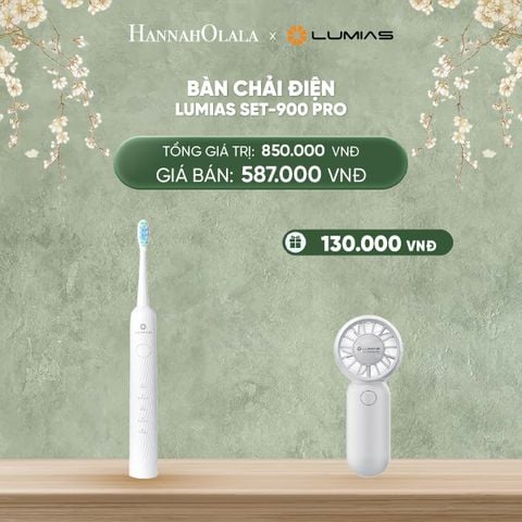  DEAL 6: BÀN CHẢI ĐIỆN LUMIAS SET-900 PRO 