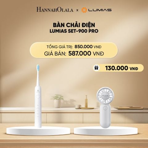 DEAL 6: BÀN CHẢI ĐIỆN LUMIAS SET-900 PRO 