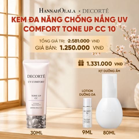  KEM CHỐNG NẮNG HIỆU CHỈNH TONE DA DECORTÉ UV COMFORT (BẢN MỚI) 