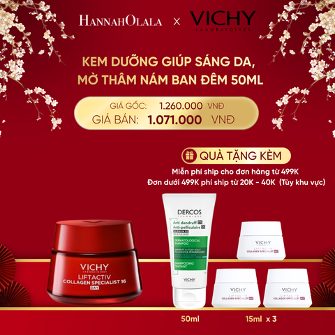  A1647_DEAL 6 KEM DƯỠNG GIÚP SÁNG DA, MỜ THÂM NÁM BAN ĐÊM LIFTACTIV COLLAGEN SPECIALIST NIGHT 50ML 