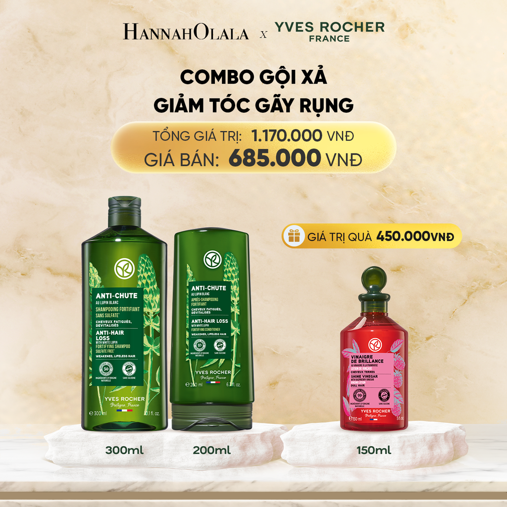  COMBO GỘI XẢ GIẢM TÓC GÃY RỤNG 