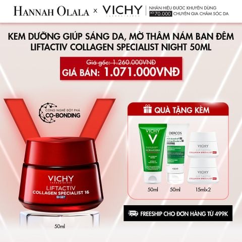  C31_DEAL 6: KEM DƯỠNG GIÚP SÁNG DA, MỜ THÂM NÁM BAN ĐÊM LIFTACTIV COLLAGEN SPECIALIST NIGHT 50ML 