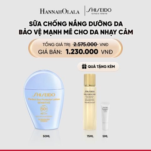  SỮA CHỐNG NẮNG CHO DA NHẠY CẢM SHISEIDO GSC PERFECT SUN PROTECTOR LOTION SENSITIVE SPF50+ 50ML - DEAL 06 - C95 