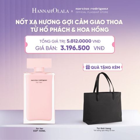 NƯỚC HOA NỮ NARCISO RODRIGUEZ FOR HER EAU DE PARFUM 100ML - DEAL 6 - A1265 