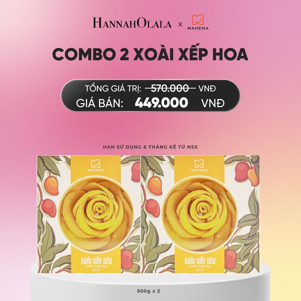  DEAL 6: COMBO 2 XOÀI XẾP HOA 500G_A1163 