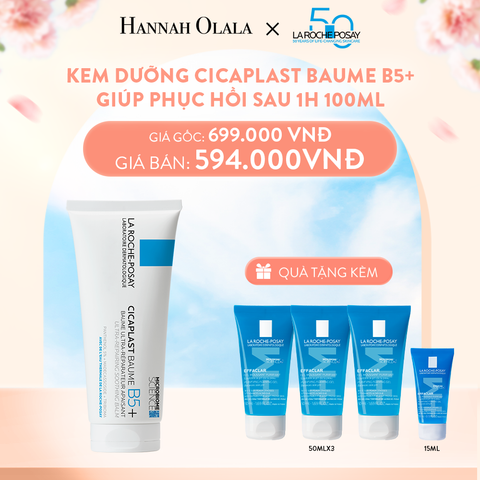 A409_DEAL 6 KEM DƯỠNG CICAPLAST BAUME B5+ GIÚP PHỤC HỒI SAU 1H 100ML 