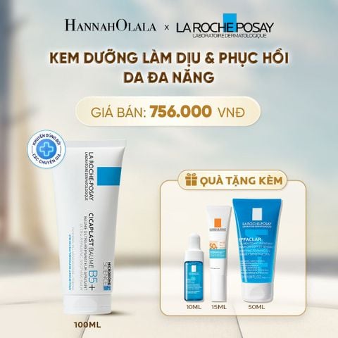  KEM DƯỠNG ẨM & PHỤC HỒI ĐA NĂNG LA ROCHE-POSAY CICAPLAST BAUME B5+ GIÚP PHỤC HỒI DA SAU 1 LẦN SỬ DỤNG - PHIÊN BẢN 100ML - A213 